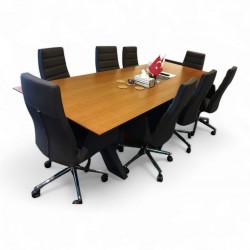 Wood Veneered Meeting Table