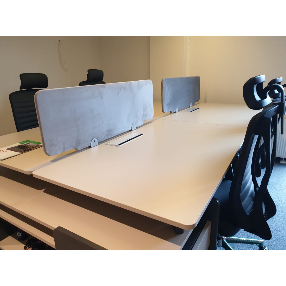 Qatar For Four Person Desk Workstation