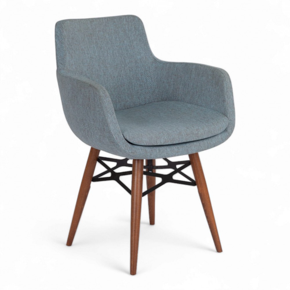 Utak Guest Chair Wooden Leg