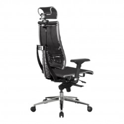 Metal Frame Velour Manager Chair