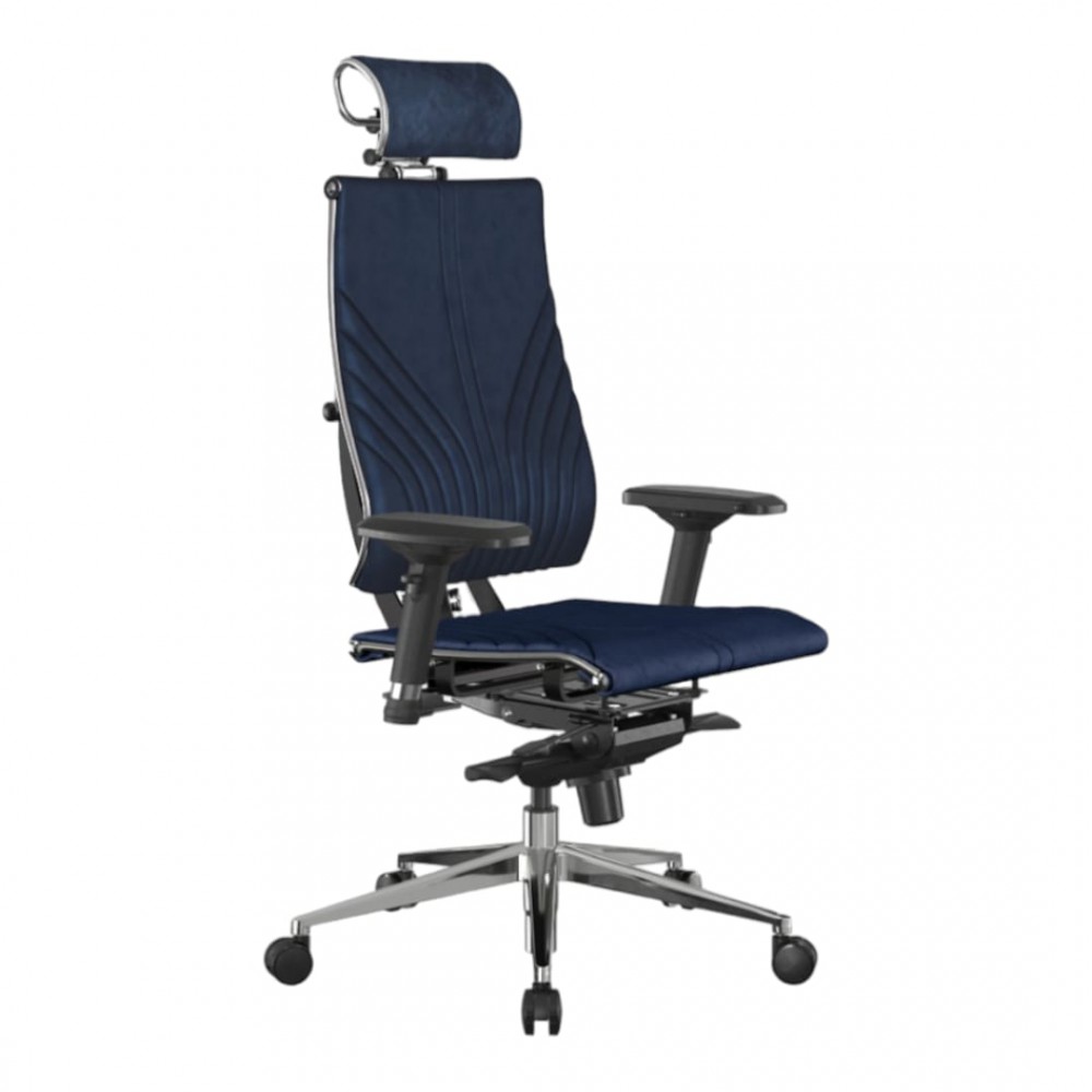 Metal Frame Velour Manager Chair