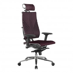 Metal Frame Velour Manager Chair