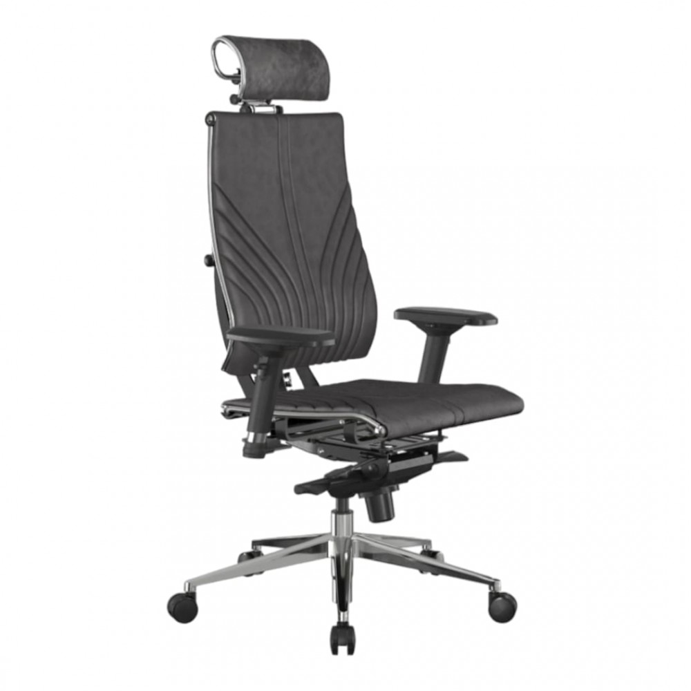 Metal Frame Velour Manager Chair