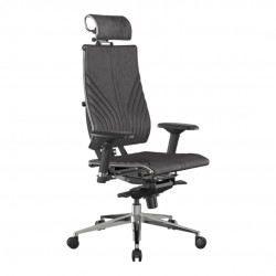 Metal Frame Velour Manager Chair