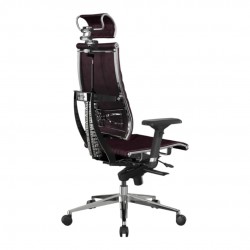Metal Frame Velour Manager Chair