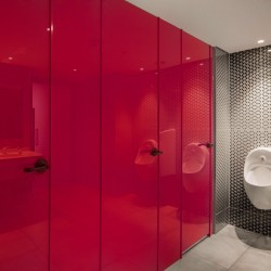 Glass Cubicle Sink Partition Systems