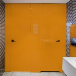 Glass Cubicle Sink Partition Systems