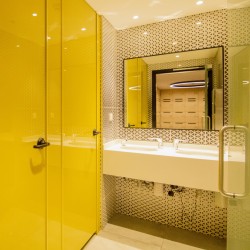 Glass Cubicle Sink Partition Systems