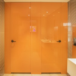 Glass Cubicle Sink Partition Systems