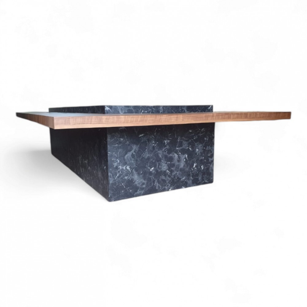 Wooden Marble Pattern Meeting Table