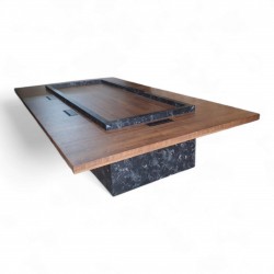 Wooden Marble Pattern Meeting Table