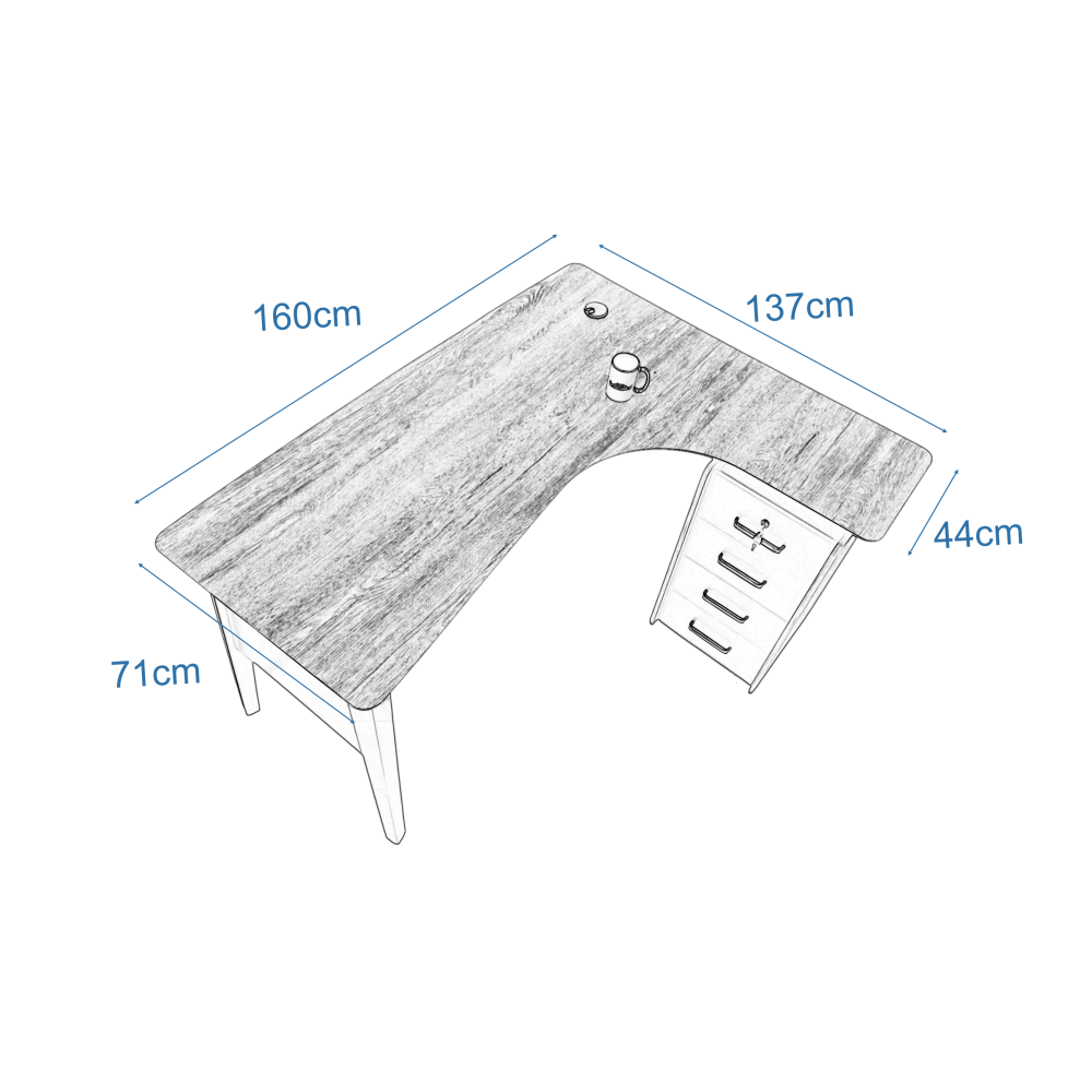 Kalyon Ofis Çalışma Masası