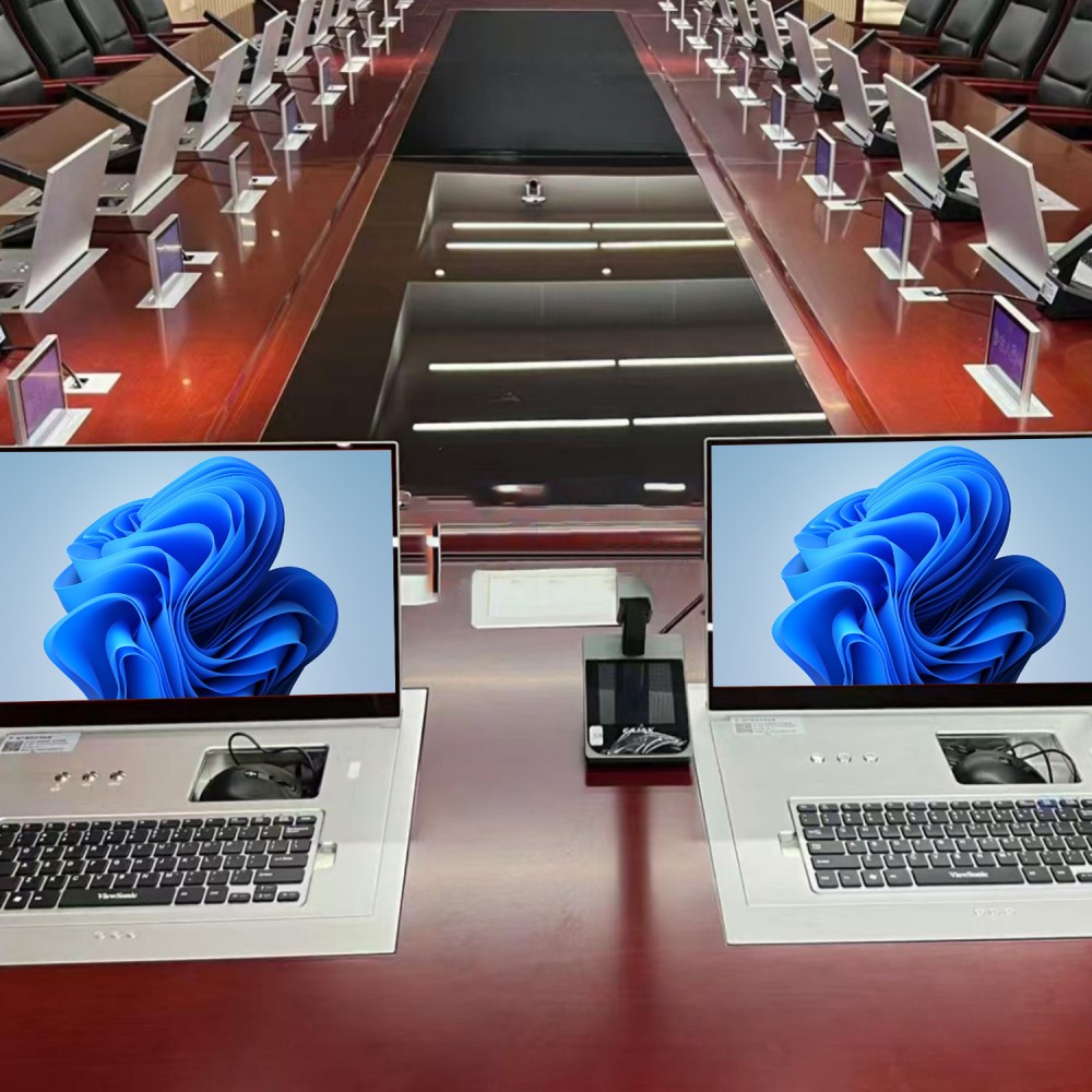 Motorized Flip Up Monitor