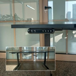 IOM Motorized Height Adjustable Wheeled Table