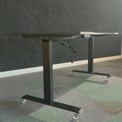 IOM Motorized Height Adjustable Wheeled Table