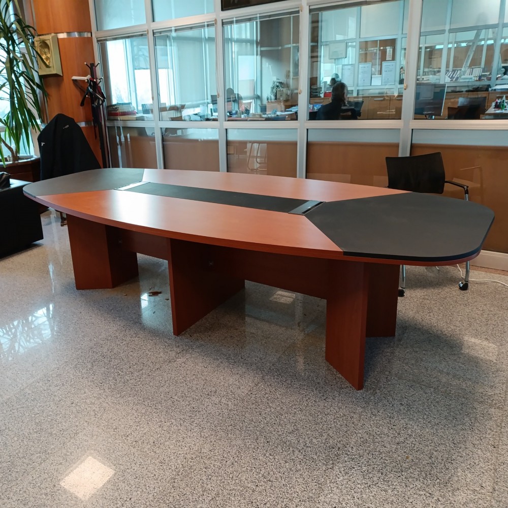 Leather Meeting Table