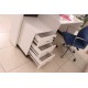 Box Office Reception Desk Table White Anthracite Istanbul