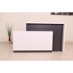 Box Office Reception Desk Table White Anthracite Istanbul