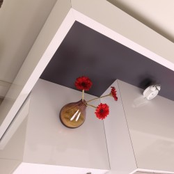 Box Office Reception Desk Table White Anthracite Istanbul