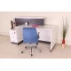 Box Office Reception Desk Table White Anthracite Istanbul