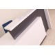 Box Office Reception Desk Table White Anthracite Istanbul