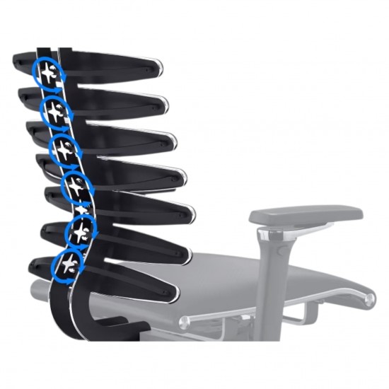 Metal Frame Equalizer Anatomical Executive Chair