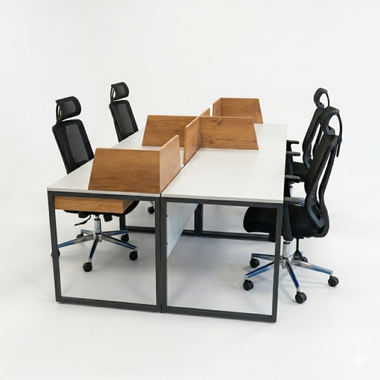 In The Multi Zealand Desk for Four Person 276x138cm