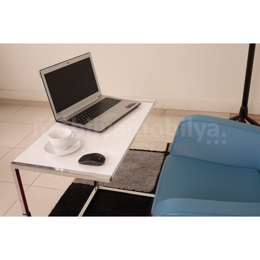Bell Laptop Stand High Gloss White
