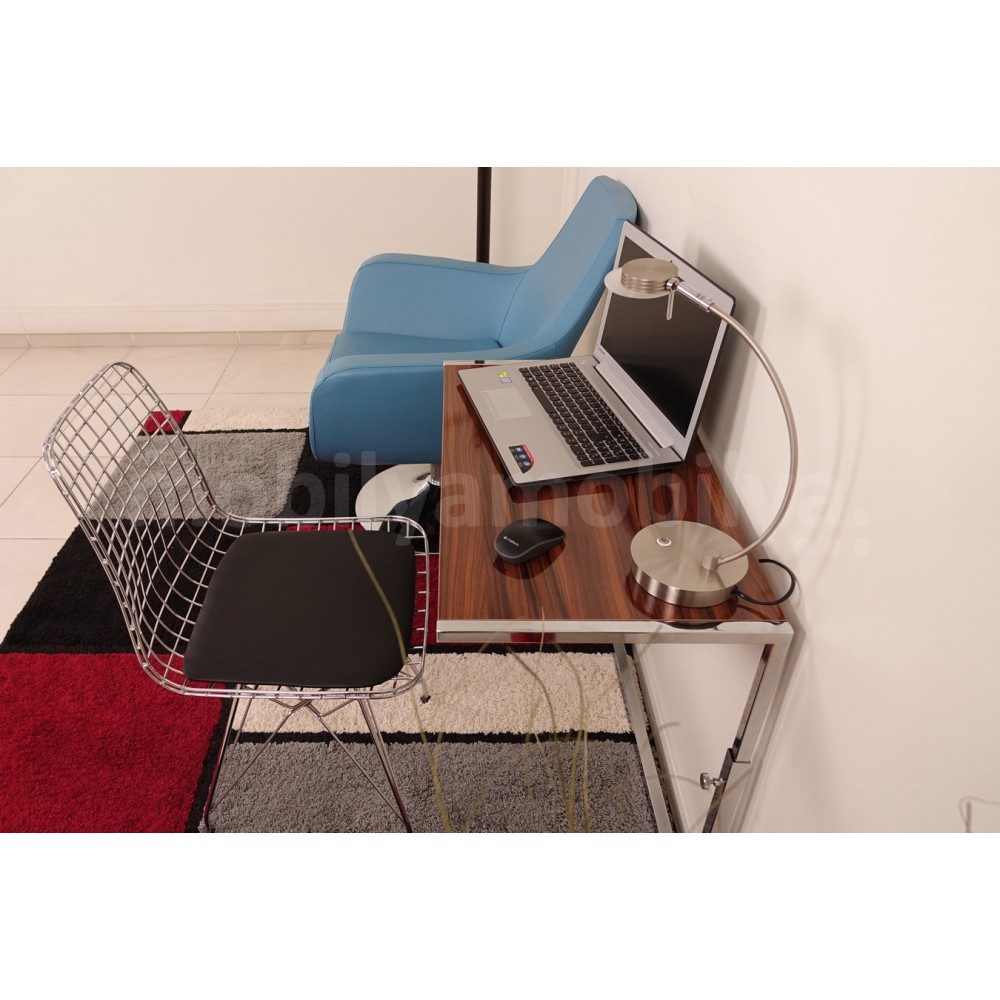 Bell Laptop Stand Walnut High Gloss