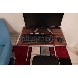 Bell Laptop Stand Walnut High Gloss