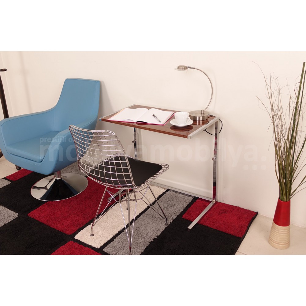 Bell Laptop Stand Walnut High Gloss