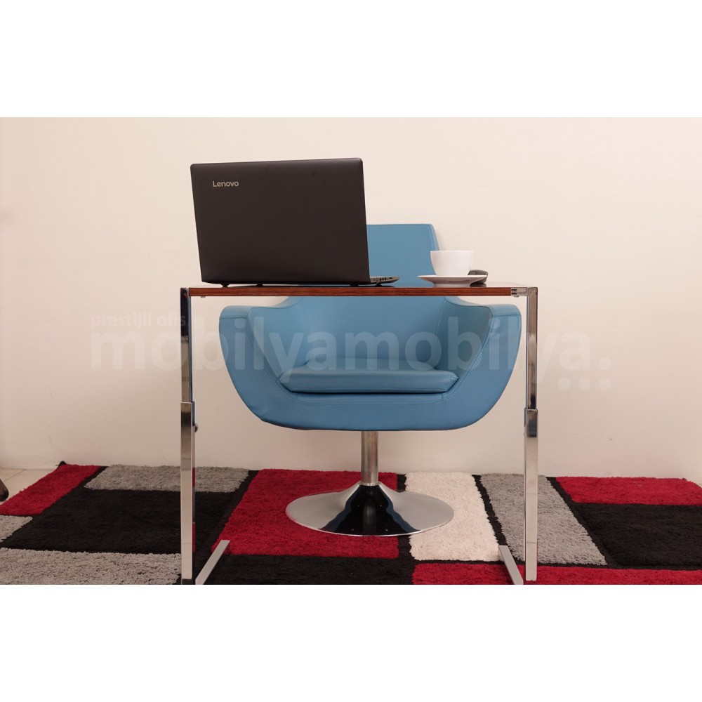 Bell Laptop Stand Walnut High Gloss