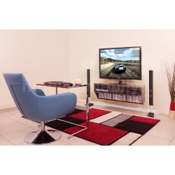 Bell Laptop Stand Walnut High Gloss