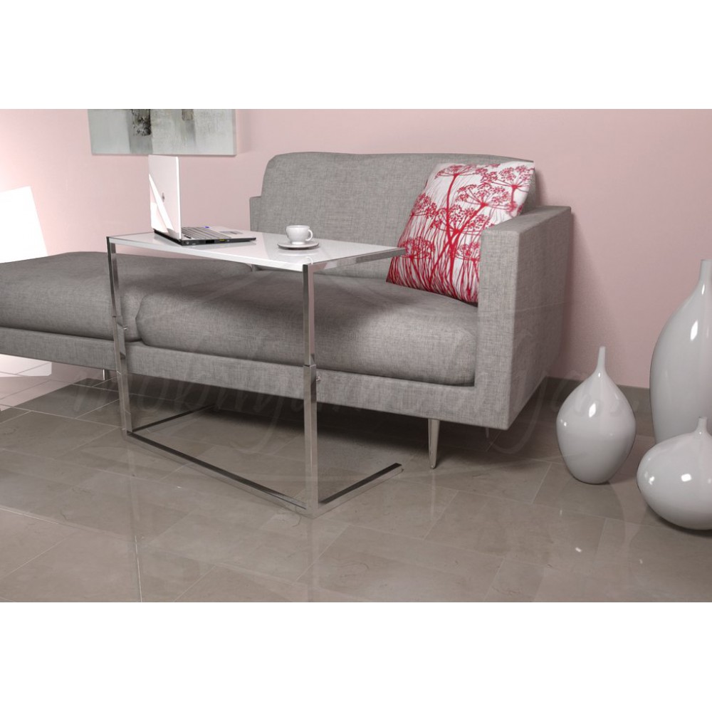 Clarissa White Large Laptop Desk