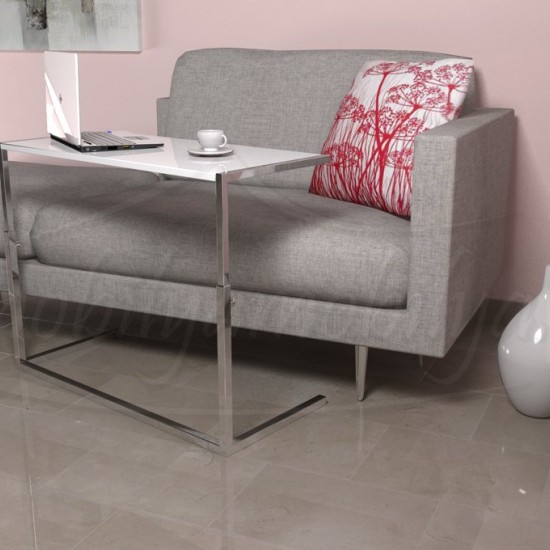 Clarissa White Large Laptop Desk