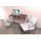 Clarissa Wide Laptop Desk Walnut