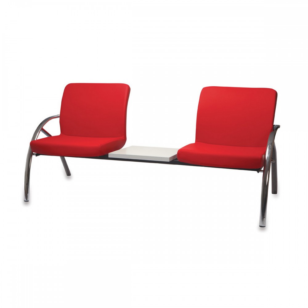 Lido Two Seater waiting chair with Tripod