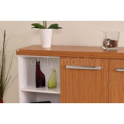 Canberra Executive Office Chair Bamboo White Line Tk.