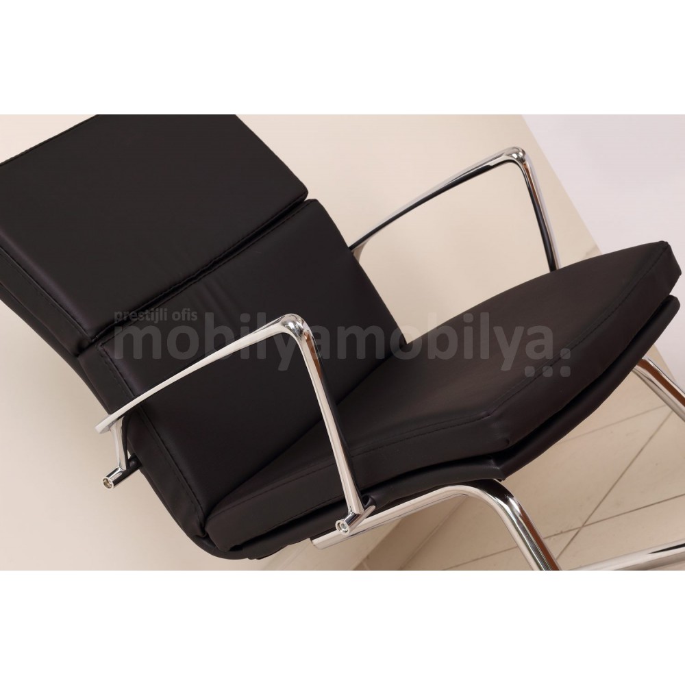 Canberra Executive Office Chair Bamboo White Line Tk.