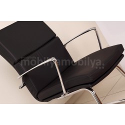 Canberra Executive Office Chair Bamboo White Line Tk.
