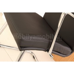 Canberra Executive Office Chair Bamboo White Line Tk.
